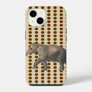 Muskat Gewürz Stimmungen Punkte mit Elefant iPhone 14 Hülle
