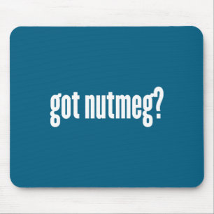Muskatnuss bekam lustige Muskatnuss Mousepad