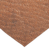 Muskatnuss-Leder Mittelgroßer Tischläufer (Ecke)
