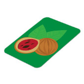 Muskatnuss Magnet (Linke Seite)