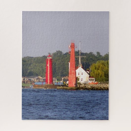 Muskegon Entrance Lights Puzzle (Vertikal)