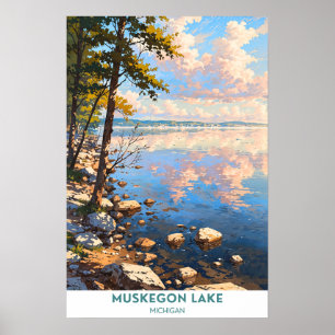 Muskegon Lake, Michigan Poster