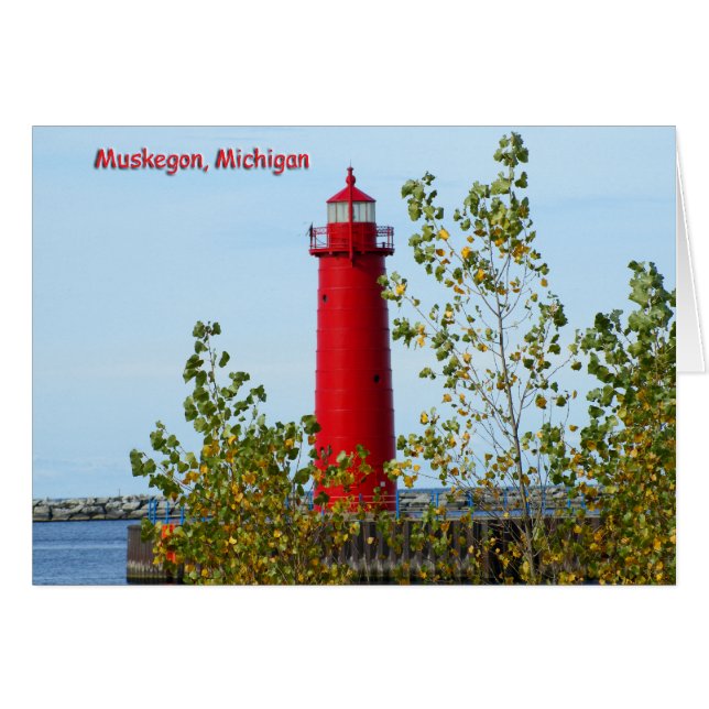 Muskegon Lighthouse (Vorderseite (Horizontal))
