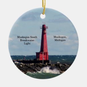 Muskegon South Breakwater Light Ornament