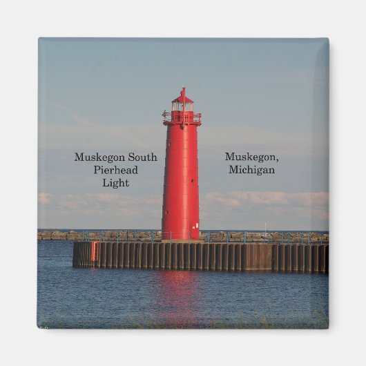 Muskegon South Pierhead Light Magnet (Vorne)