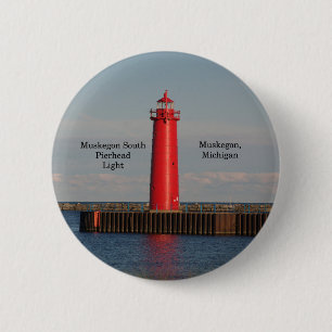 Muskegon South Pierhead Light-Taste Button