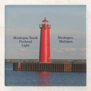Muskegon South Pierhead Light Untersetzer