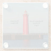 Muskegon South Pierhead Light Untersetzer (Rückseite)