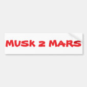 Muskel 2 Mars Autoaufkleber (Vorne)