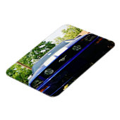 Muskel Auto Blue Flexible Magnet (Linke Seite)