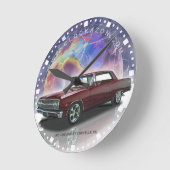 Muskel-Auto-dekorative Wanduhr (Winkel)