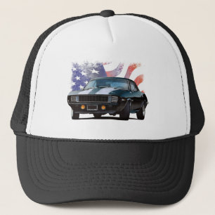 Muskel-Auto in Amerika Truckerkappe