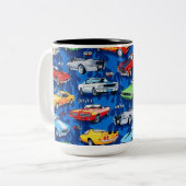 Muskel-Auto-Klassiker-Auto-Liebhaber-Tasse Zweifarbige Tasse (Vorderseite Links)