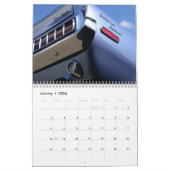 Muskel-Auto-naher hoher Kalender (Jan 2026)