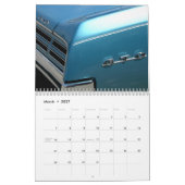 Muskel-Auto-naher hoher Kalender (Mär 2027)