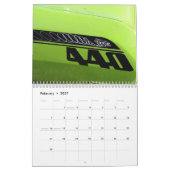 Muskel-Auto-naher hoher Kalender (Feb 2027)