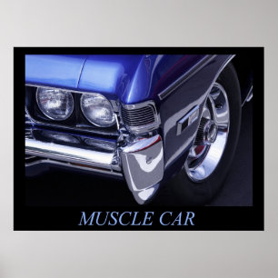 Muskel-Auto-Plakat Poster
