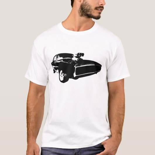Muskel-Auto T-Shirt (Vorderseite)
