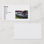 Muskel-Autos Visitenkarte (Vorne/Hinten)