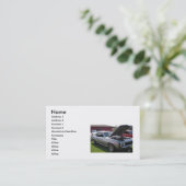 Muskel-Autos Visitenkarte (Stehend Vorderseite)