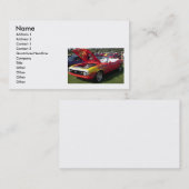 Muskel-Autos Visitenkarte (Vorne/Hinten)