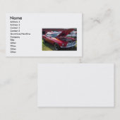 Muskel-Autos Visitenkarte (Vorne/Hinten)