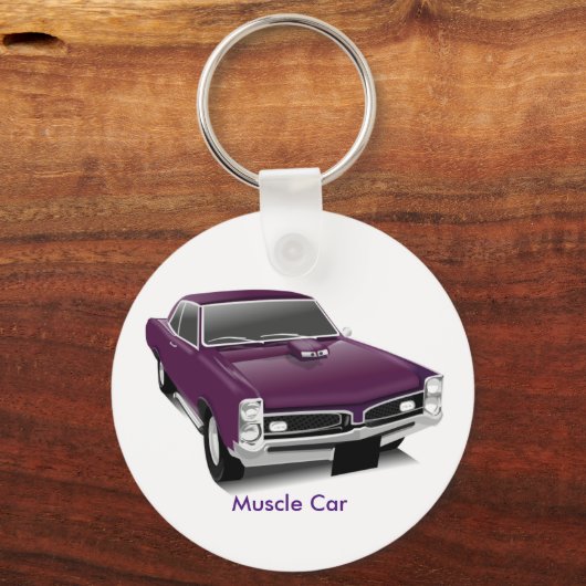 Muskel Car Schlüsselanhänger (Vorderseite)