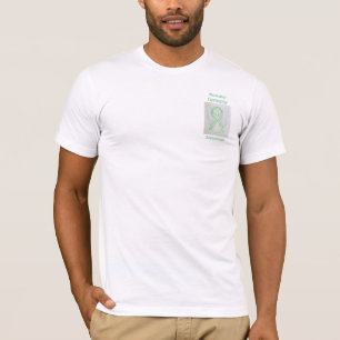 Muskel-Dystrophie-Bewusstsein Ribbon-Engel-T-Shirt T-Shirt