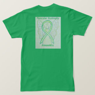 Muskel-Dystrophie-Bewusstsein Ribbon-Engel-T-Shirt T-Shirt