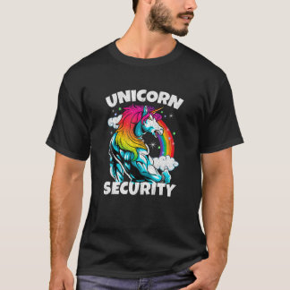 Muskel Einhorn Vater Design für Vatertag Einhorn T-Shirt
