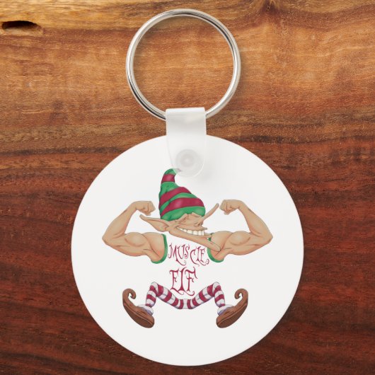 Muskel Elf Schlüsselanhänger (Vorderseite)