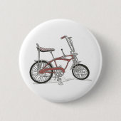 Muskel-Fahrrad Sechzigerjahre Schwinn Button (Vorderseite)