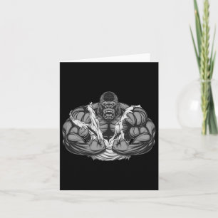 Muskel-Gorilla-Fitness Trainingsgerät für Lover Bo Karte