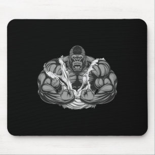 Muskel-Gorilla-Fitness Trainingsgerät für Lover Bo Mousepad