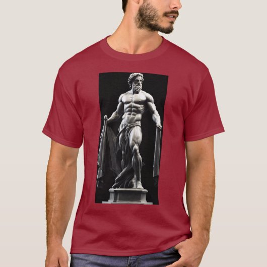 Muskel griechische Statue T - Shirt. T-Shirt (Vorderseite)
