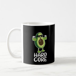Muskel Hardcore Avocado Funny Kaffeetasse