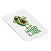 Muskel Hardcore Avocado Funny Magnet (Rechte Seite)