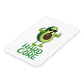 Muskel Hardcore Avocado Funny Magnet (Linke Seite)