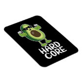 Muskel Hardcore Avocado Funny Magnet (Rechte Seite)