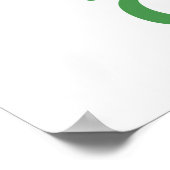 Muskel Hardcore Avocado Funny Poster (Ecke)