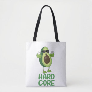 Muskel Hardcore Avocado Funny Tasche