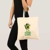 Muskel Hardcore Avocado Funny Tragetasche (Vorderseite (Produkt))