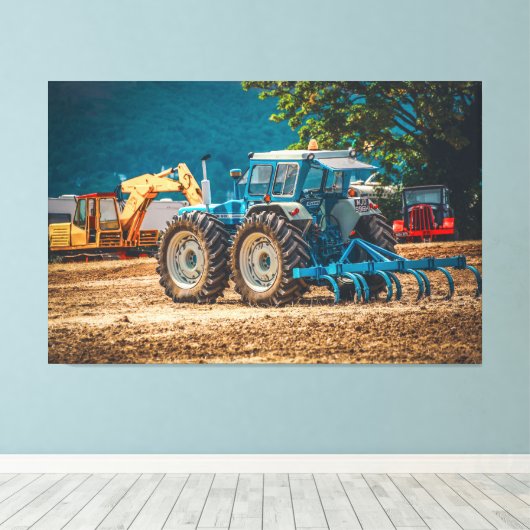 Muskel im Boden Leinwanddruck (Insitu (Holzboden))