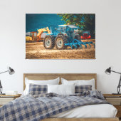 Muskel im Boden Leinwanddruck (Insitu (Schlafzimmer))