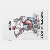 Muskel innen glatt (Graues anatomisches Herz) Handtuch (Horizontal)