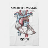 Muskel innen glatt (Graues anatomisches Herz) Handtuch (Vertikal)