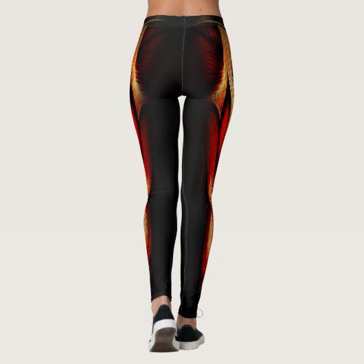 Muskel Leggings (Rückseite)