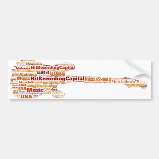Muskel-Massen, Alabama Autoaufkleber (Vorne)