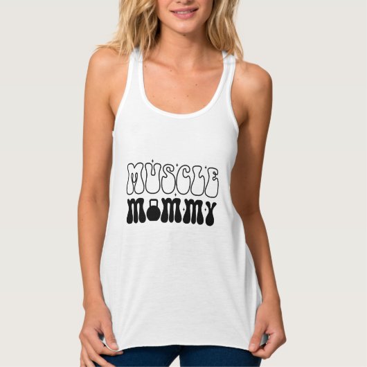 Muskel Mommy Tank Top (Vorderseite)