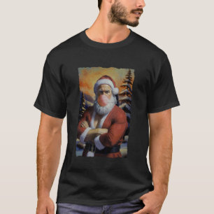 Muskel Santa Shirt Lustiges Weihnachten Fitnessstu